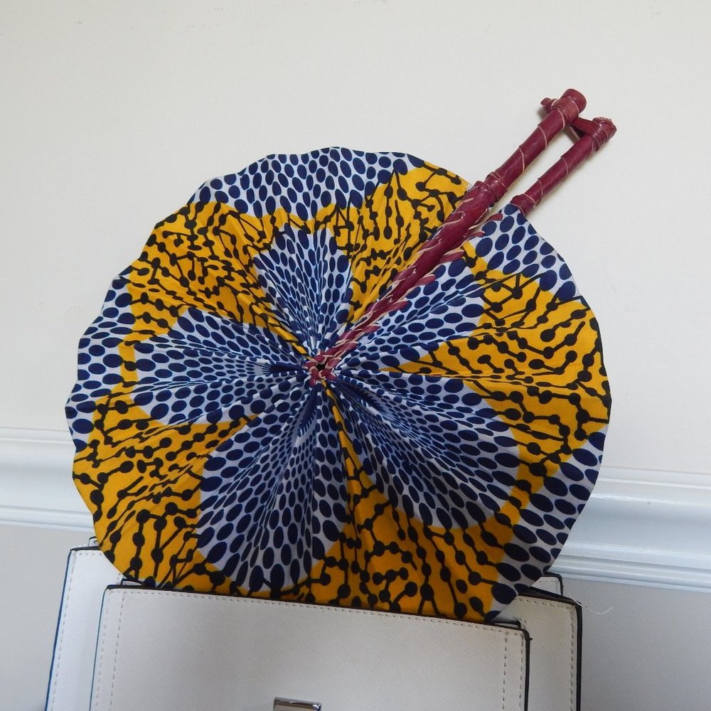 Fabric Folding Hand Held Fan